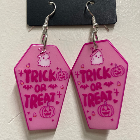 Pink Tricks Earrings